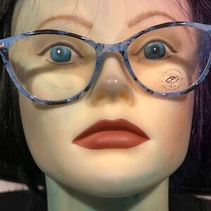 Blue Cat-Eye Reading Glasses by Prive Revaux 2.50